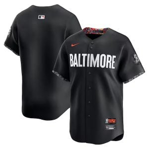 Baltimore Orioles Black City Connect Limited Jersey - All Stitched