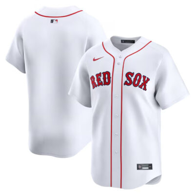 Boston Red Sox Blank White Home Limited Jersey - All Stitched