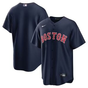 Boston Red Sox Blank Navy Alternate Jersey - All Stitched