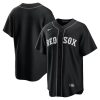 Boston Red Sox Blank Black Jersey - All Stitched