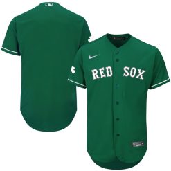 Boston Red Sox Blank Green Jersey - All Stitched