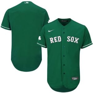 Boston Red Sox Blank Green Jersey - All Stitched