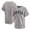 Boston Red Sox Blank Gray Throwback Jersey - All Stitched
