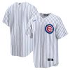 Chicago Cubs Blank White Home Jersey - All Stitched