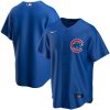 Chicago Cubs Blank Royal Blue Alternate Jersey - All Stitched