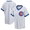 Chicago Cubs Blank White Home Throwback Jersey - All Stitched