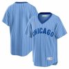Chicago Cubs Blank Light Blue 1978 Home Throwback Jersey - All Stitched