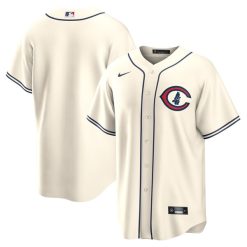 Chicago Cubs Blank Cream Field Of Dreams Jersey - All Stitched