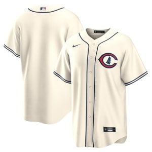 Chicago Cubs Blank Cream Field Of Dreams Jersey - All Stitched