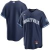 Chicago Cubs Blank Navy City Connect Jersey - All Stitched