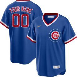 Custom Chicago Cubs Royal Blue 1994 Throwback Jersey - All Stitched