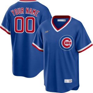 Custom Chicago Cubs Royal Blue 1994 Throwback Jersey - All Stitched