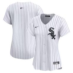 Alternative view of Chicago White Sox Blank White Home Jersey - All Stitched