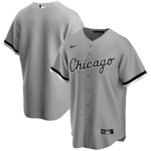 Chicago White Sox Blank Grey Away Jersey - All Stitched