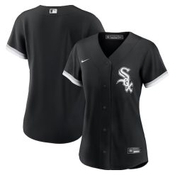 Alternative view of Chicago White Sox Blank Black Alternate Jersey - All Stitched
