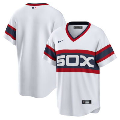 Chicago White Sox Blank White Home Throwback Jersey - All Stitched