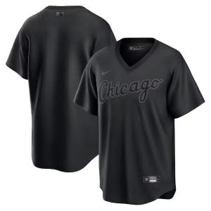 Chicago White Sox Blank Triple Black Jersey - All Stitched