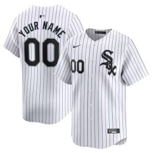 Custom Chicago White Sox White Home Limited Jersey