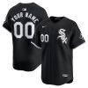 Custom Chicago White Sox Black Alternate Limited Jersey