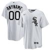 Custom Chicago White Sox White Home Jersey