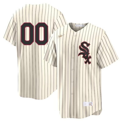 Custom Chicago White Sox Cooperstown 1981-1985 Throwback Jersey