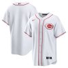 Cincinnati Reds Blank White Home Jersey - All Stitched