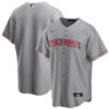 Cincinnati Reds Blank Grey Road Jersey - All Stitched