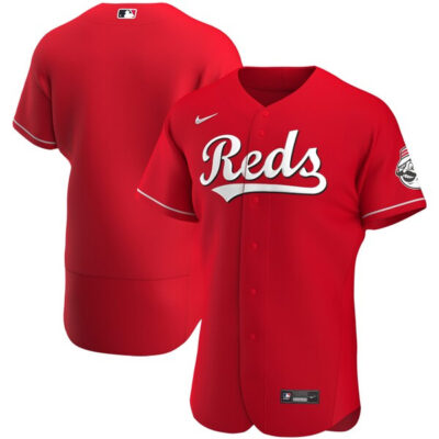 Cincinnati Reds Blank Red Alternate Game Jersey - All Stitched