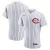 Cincinnati Reds Blank White Field Of Dreams Game Jersey - All Stitched