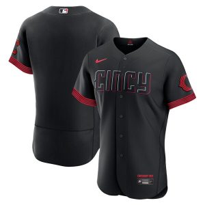 Cincinnati Reds Blank City Connect Cincy Game Jersey - All Stitched
