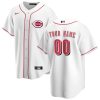Custom Cincinnati Reds White Home Jersey - All Stitched