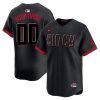 Custom Cincinnati Reds Black City Connect Limited Jersey - All Stitched