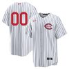 Custom Cincinnati Reds White Field Of Dreams Jersey - All Stitched