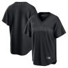 Colorado Rockies Blank Triple Black Alternate Jersey - All Stitched