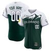 Custom Colorado Rockies Green City Connect Game Jersey - All Stitched