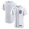 Detroit Tigers Blank White Home Game Jersey - All Stitched