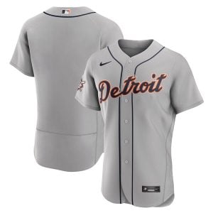 Detroit Tigers Blank Grey Away Game Jersey - All Stitched