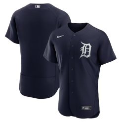 Detroit Tigers Blank Navy Alternate Game Jersey - All Stitched