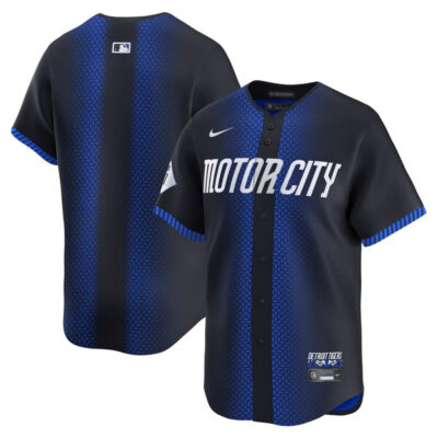 Detroit Tigers Blank Navy City Connect Jersey - All Stitched