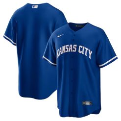 Kansas City Royals Blank Royal Blue Alternate Limited Jersey - All Stitched