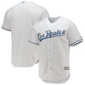 Kansas City Royals Blank White Home Team Jersey - All Stitched