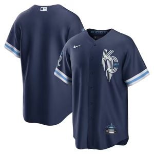 Kansas City Royals Blank City Connect Jersey - All Stitched