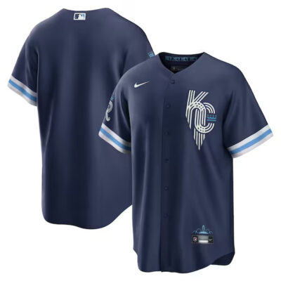 Kansas City Royals Blank City Connect Jersey - All Stitched