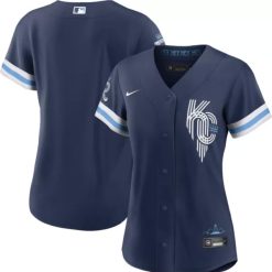 Alternative view of Kansas City Royals Blank City Connect Jersey - All Stitched