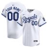 Custom Kansas City Royals White Home Limited Jersey - All Stitched