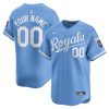 Custom Kansas City Royals Light Blue Alternate Limited Jersey - All Stitched