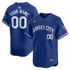 Custom Kansas City Royals Royal Blue Alternate Limited Jersey - All Stitched