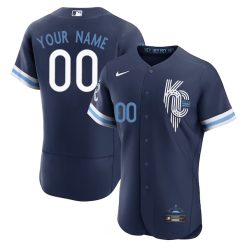 Custom Kansas City Royals City Connect Game Jersey - All Stitched