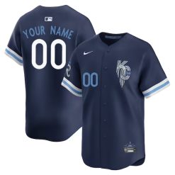 Custom Kansas City Royals City Connect Limited Jersey - All Stitched