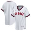 Los Angeles Angels Blank California Angels Cooperstown Throwback Jersey - All Stitched